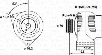 Magneti Marelli 943356576010 - Alternator furqanavto.az