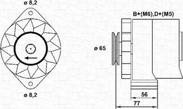 Magneti Marelli 943356659010 - Alternator furqanavto.az