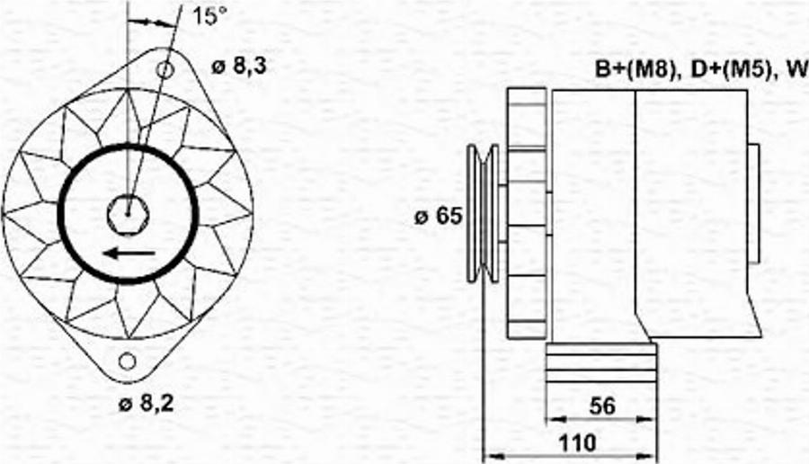 Magneti Marelli 943356682010 - Alternator furqanavto.az