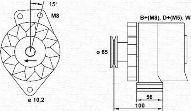 Magneti Marelli 943356675010 - Alternator furqanavto.az