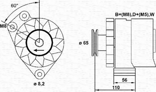 Magneti Marelli 943356673010 - Alternator furqanavto.az