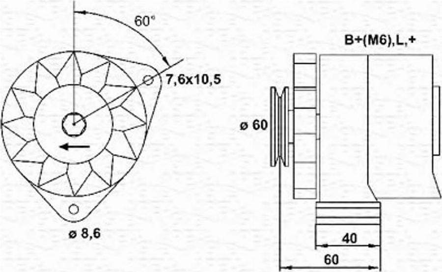 Magneti Marelli 943356145010 - Alternator furqanavto.az