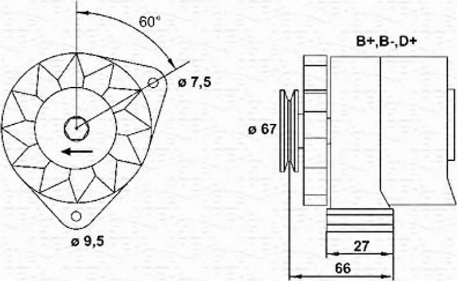 Magneti Marelli 943356117010 - Alternator furqanavto.az