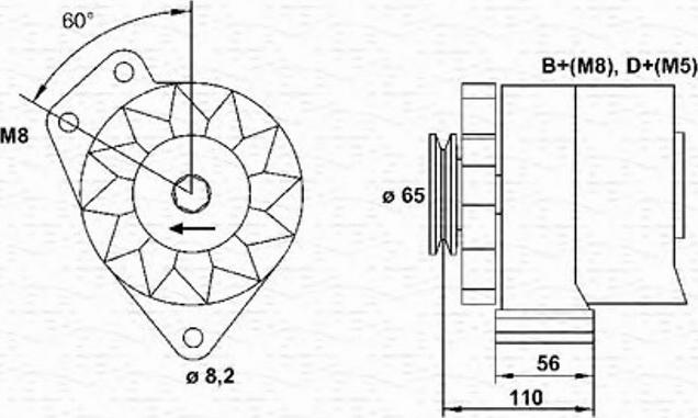 Magneti Marelli 943356818010 - Alternator furqanavto.az