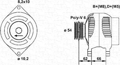 Magneti Marelli 943356329010 - Alternator furqanavto.az