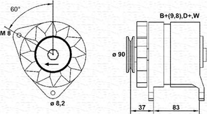 Magneti Marelli 943356245010 - Alternator furqanavto.az