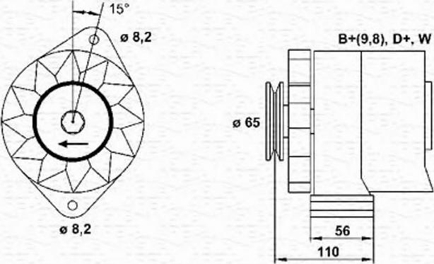 Magneti Marelli 943356788010 - Alternator furqanavto.az