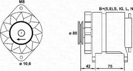 Magneti Marelli 943311230010 - Alternator furqanavto.az