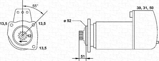 Magneti Marelli 943241148010 - Başlanğıc furqanavto.az