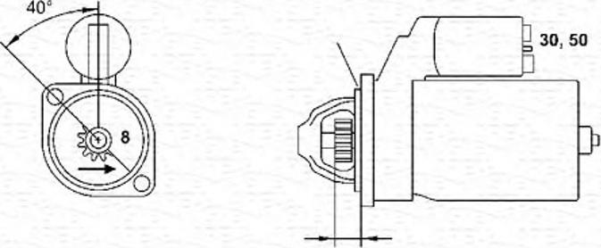 Magneti Marelli 943241143010 - Başlanğıc furqanavto.az