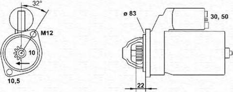 Magneti Marelli 943251659010 - Başlanğıc furqanavto.az