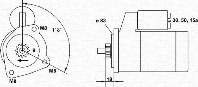 Magneti Marelli 943251686010 - Başlanğıc furqanavto.az