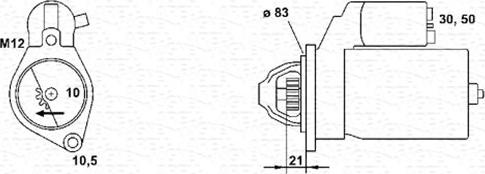 Magneti Marelli 943253106010 - Başlanğıc furqanavto.az