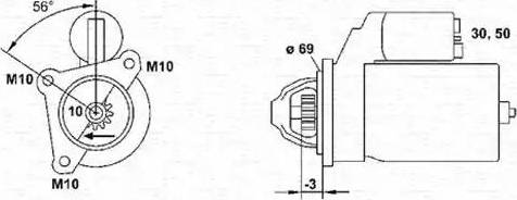 Magneti Marelli 943253101010 - Başlanğıc furqanavto.az