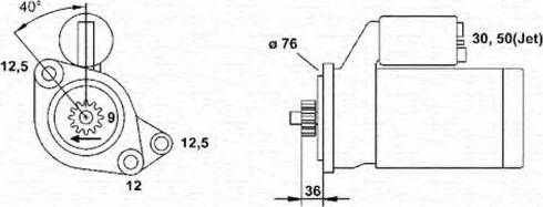 Magneti Marelli 943253112010 - Başlanğıc furqanavto.az