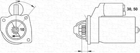 Magneti Marelli 943252290010 - Başlanğıc furqanavto.az