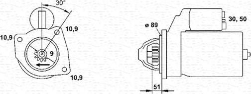 Magneti Marelli 943252201010 - Başlanğıc furqanavto.az