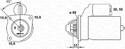 Magneti Marelli 943252207010 - Başlanğıc furqanavto.az