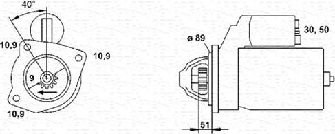 Magneti Marelli 943252283010 - Başlanğıc furqanavto.az