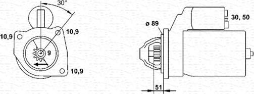 Magneti Marelli 943252235010 - Başlanğıc furqanavto.az