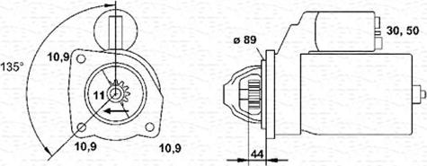 Magneti Marelli 943252278010 - Başlanğıc furqanavto.az