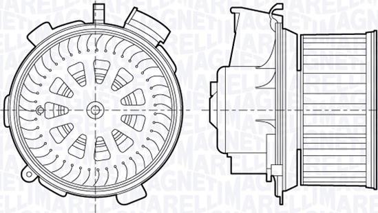 Magneti Marelli 069412696010 - Daxili üfleyici furqanavto.az