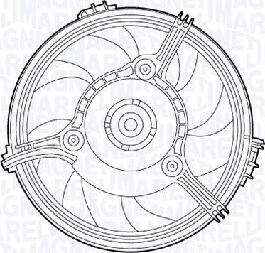 Magneti Marelli 069422551010 - Fen, radiator furqanavto.az