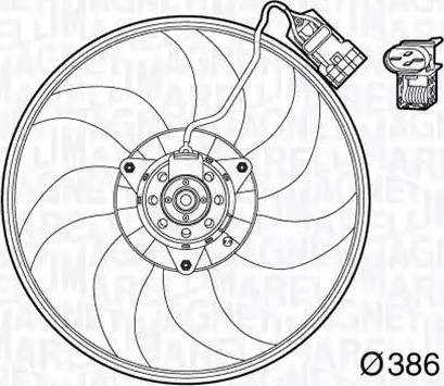 Magneti Marelli 069422569010 - Fen, radiator furqanavto.az