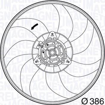 Magneti Marelli 069422563010 - Fen, radiator furqanavto.az