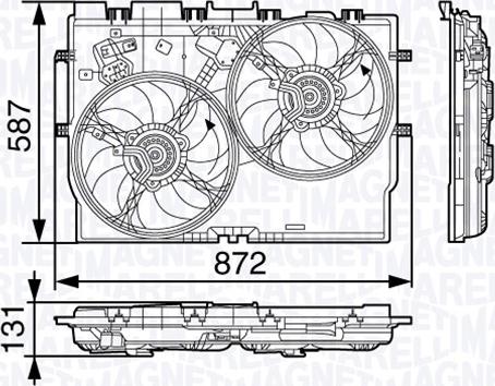 Magneti Marelli 069422584010 - Fen, radiator furqanavto.az