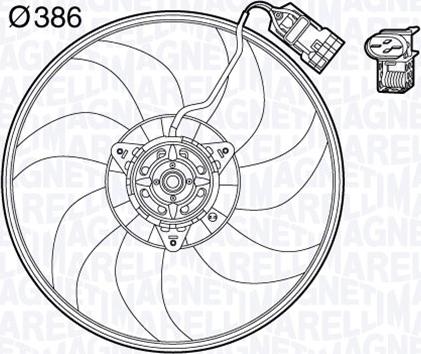 Magneti Marelli 069422570010 - Fen, radiator furqanavto.az