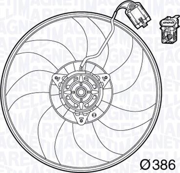 Magneti Marelli 069422571010 - Fen, radiator furqanavto.az