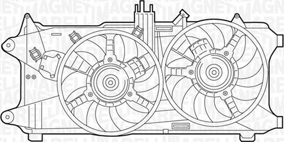 Magneti Marelli 069422034010 - Fen, radiator furqanavto.az