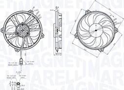 Magneti Marelli 069422855010 - Fen, radiator furqanavto.az