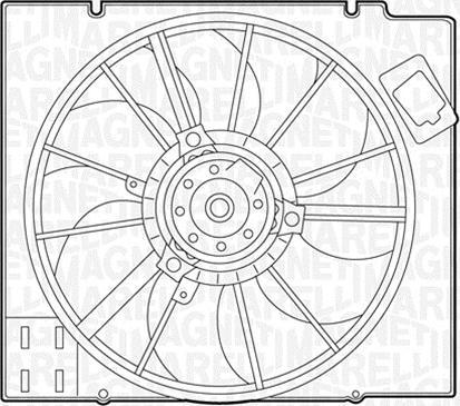 Magneti Marelli 069422351010 - Fen, radiator furqanavto.az