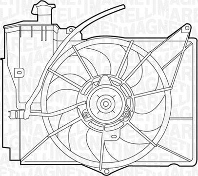 Magneti Marelli 069422358010 - Fen, radiator furqanavto.az