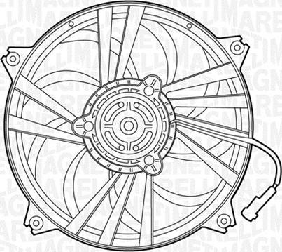 Magneti Marelli 069422300010 - Fen, radiator furqanavto.az