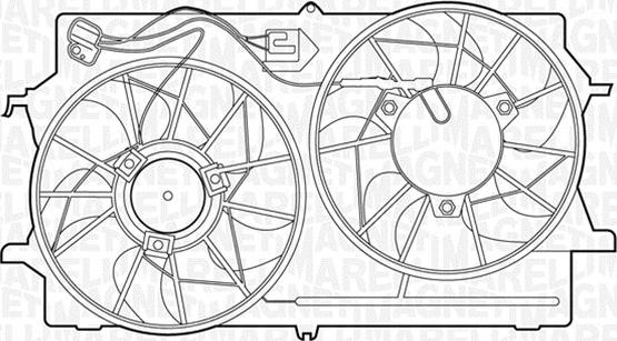 Magneti Marelli 069422307010 - Fen, radiator furqanavto.az