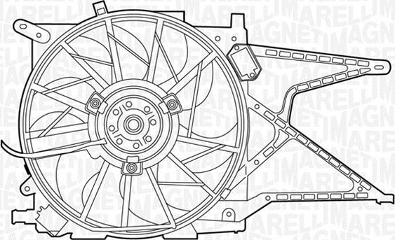 Magneti Marelli 069422334010 - Fen, radiator furqanavto.az