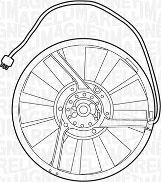 Magneti Marelli 069422234010 - Fen, radiator furqanavto.az