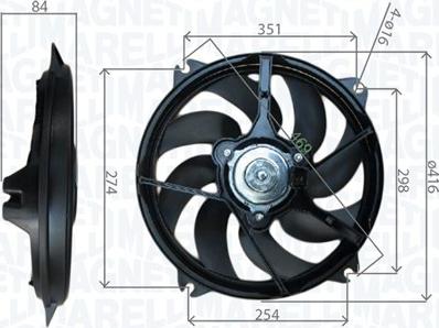 Magneti Marelli 069422745010 - Fen, radiator furqanavto.az