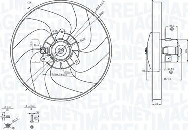 Magneti Marelli 069422756010 - Fen, radiator furqanavto.az