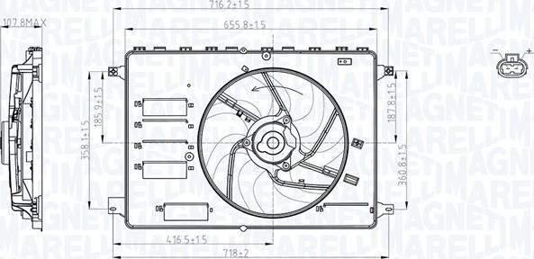 Magneti Marelli 069422761010 - Fen, radiator furqanavto.az