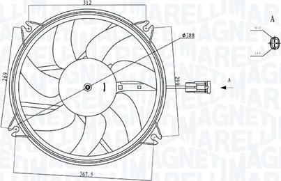 Magneti Marelli 069422720010 - Fen, radiator furqanavto.az