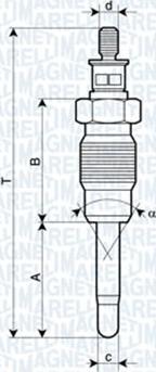 Magneti Marelli 060900410606 - İşıqlandırma şamı furqanavto.az