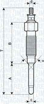 Magneti Marelli 060900550606 - İşıqlandırma şamı furqanavto.az