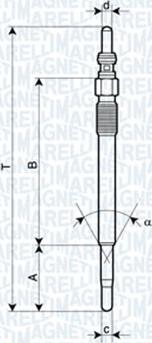 Magneti Marelli 060900640606 - İşıqlandırma şamı furqanavto.az