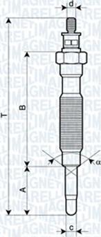 Magneti Marelli 062900072304 - İşıqlandırma şamı furqanavto.az