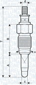 Magneti Marelli 062900056304 - İşıqlandırma şamı furqanavto.az