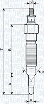 Magneti Marelli 060900190606 - İşıqlandırma şamı www.furqanavto.az